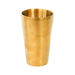 GLASS STEEL GOLDEN PLAIN 1012 (Pack of 6) Default Title - MamasJan Crockery