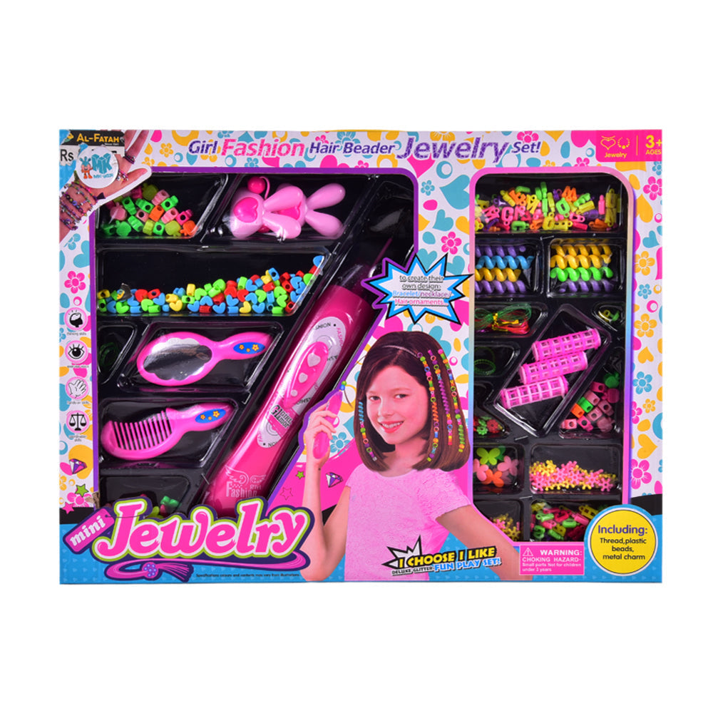 911-1 FASHION GIRLS HAIR BEADS SET D Default Title - MamasJan Toys