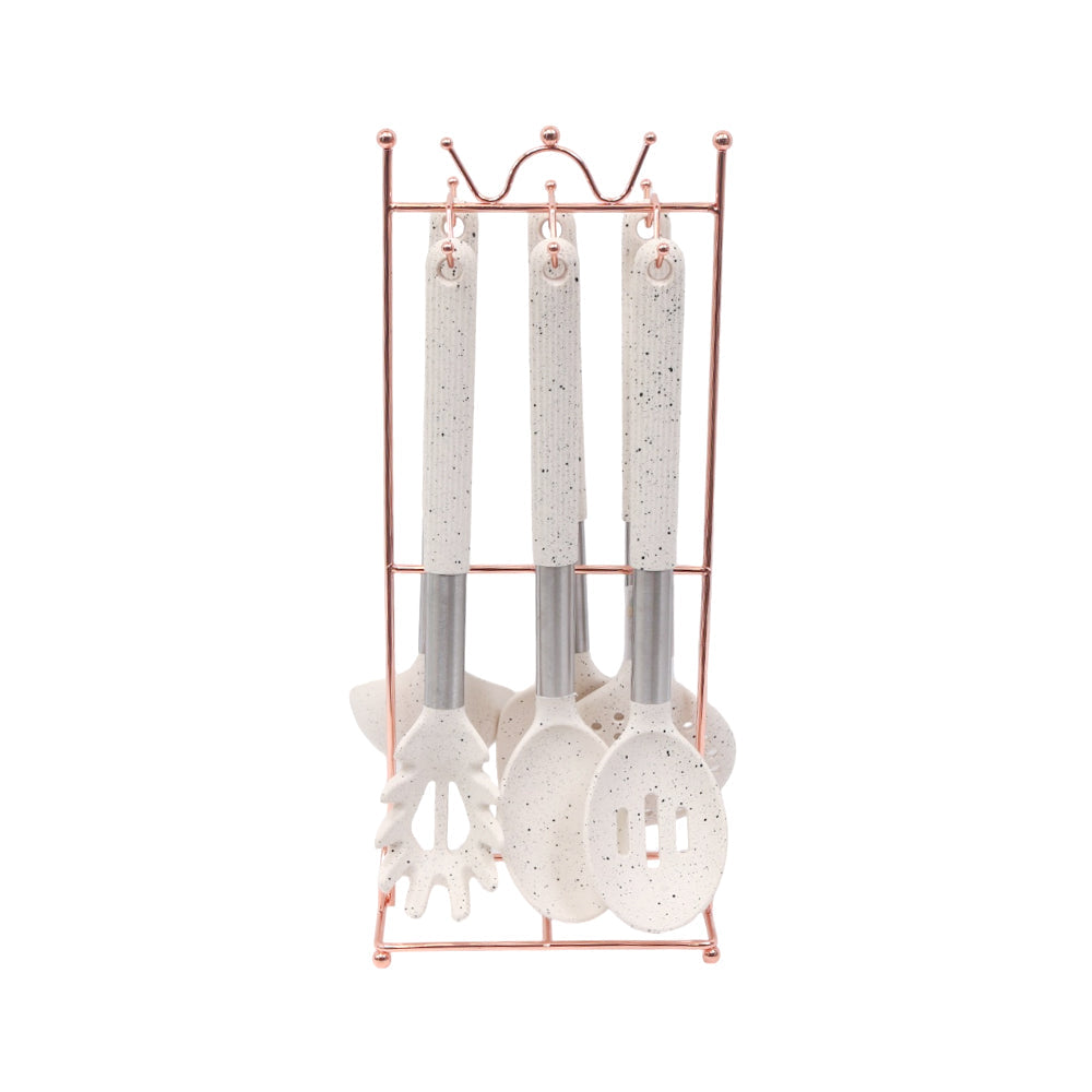 KITCHEN SPOON SET 7PC SILICONE IR KCA637/E17-24 Default Title - MamasJan Crockery