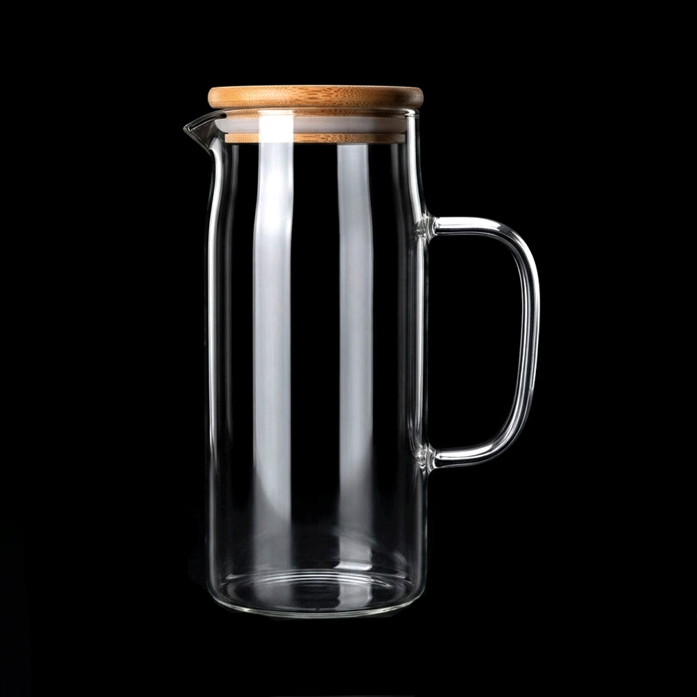 JUG WITH WOODEN LID 1.0 LTR BG45097 Default Title - MamasJan Crockery