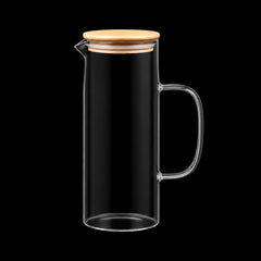 JUG WITH WOODEN LID 1.2 LTR BG45098 Default Title - MamasJan Crockery