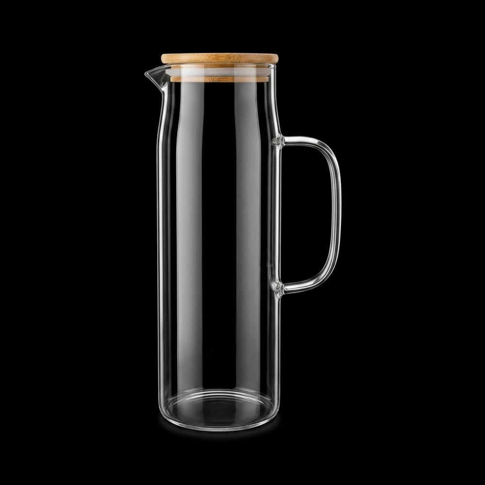 JUG WITH WOODEN LID 1.5 LTR BG45099 Default Title - MamasJan Crockery