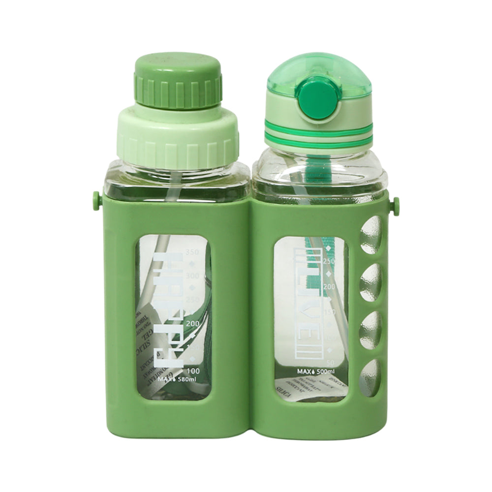 WATER BOTTLE SET 2PC ACRYLIC IR MK640/GG5 Default Title - MamasJan Crockery