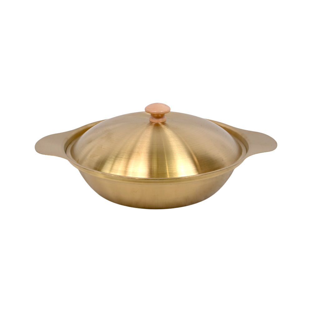 WOK GOLDEN SERVING 27CM 0048 Default Title - MamasJan Crockery