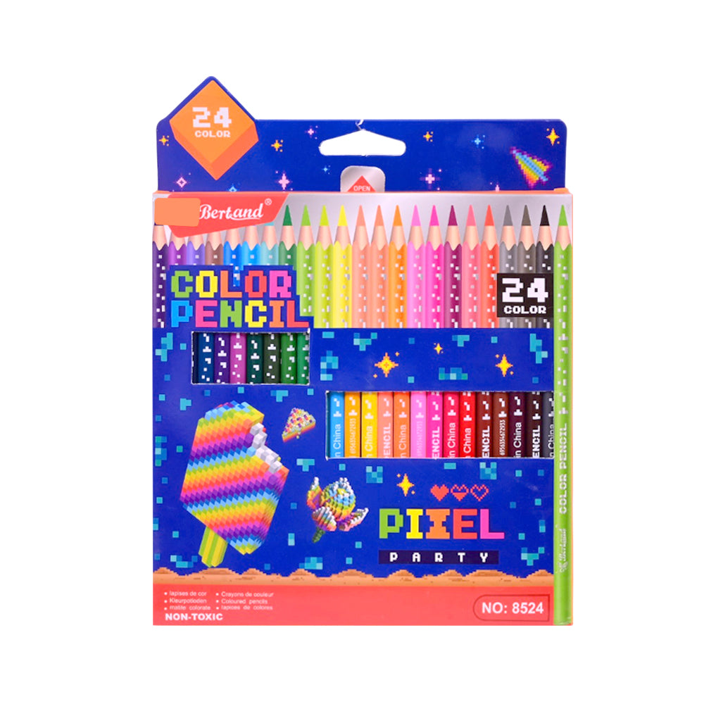 8524 PARTY COLOR PENCIL 24 CLR Z.B Default Title - MamasJan Toys