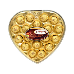 DEW DROP PEANUT CHOCOLATE DIAMOND HEART H18GD 225 GM Default Title - MamasJan Grocery Food