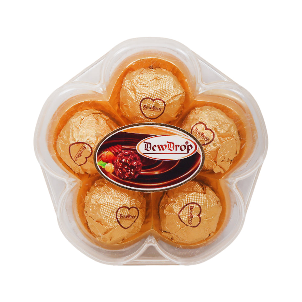 DEW DROP PEANUT CHOCOLATE FLOWER SHAPE F05G 63 GM Default Title - MamasJan GroceryFoods
