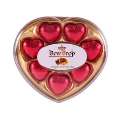 DEW DROP SOLID CHOCOLATE RED HEART SHAPE H08R 64 GM Default Title - MamasJan Grocery