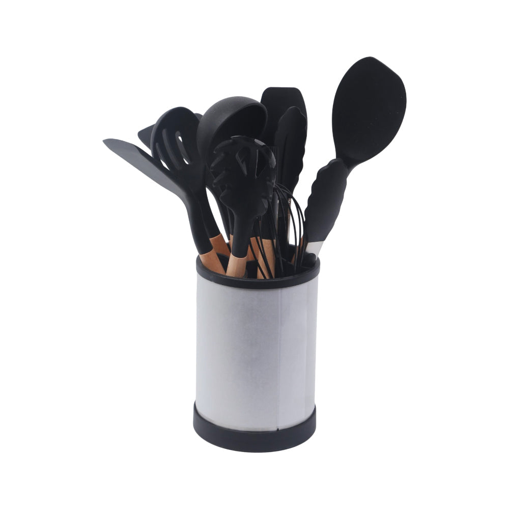 KITCHEN SPOON SET 12PC SILICONE IR PT266/E55-59 Default Title - MamasJan Crockery