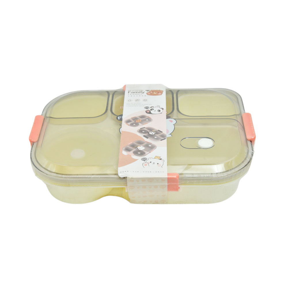 LUNCH BOX 1250ML BEARS FAMILY IR XC595 Default Title - MamasJan Crockery