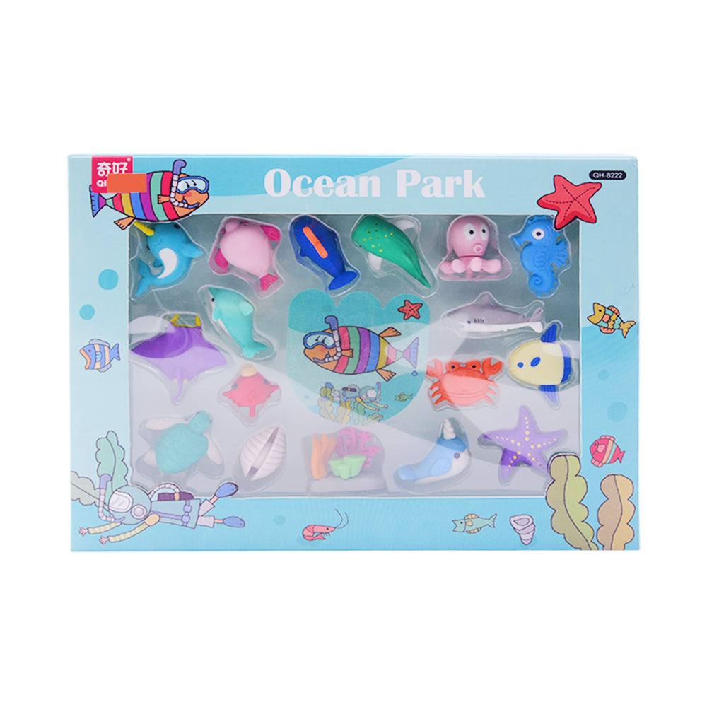 FANCY ERASER IN BOX ASST QH-8222 A.M Default Title - MamasJan Toys