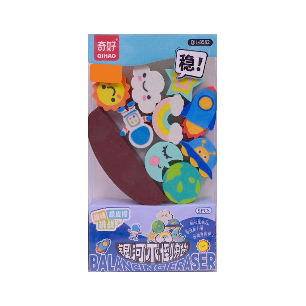 QH-8582 BALANCING ERASER MILKY WAY S.T Default Title - MamasJan Toys