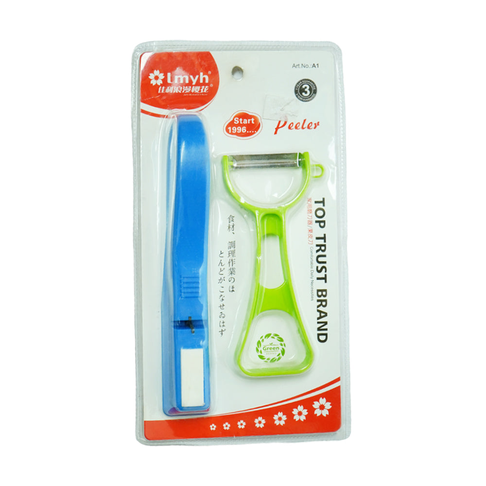 KNIFE SHARPENER AND PEELER SET IR D4027 / A1 Default Title - MamasJan Crockery