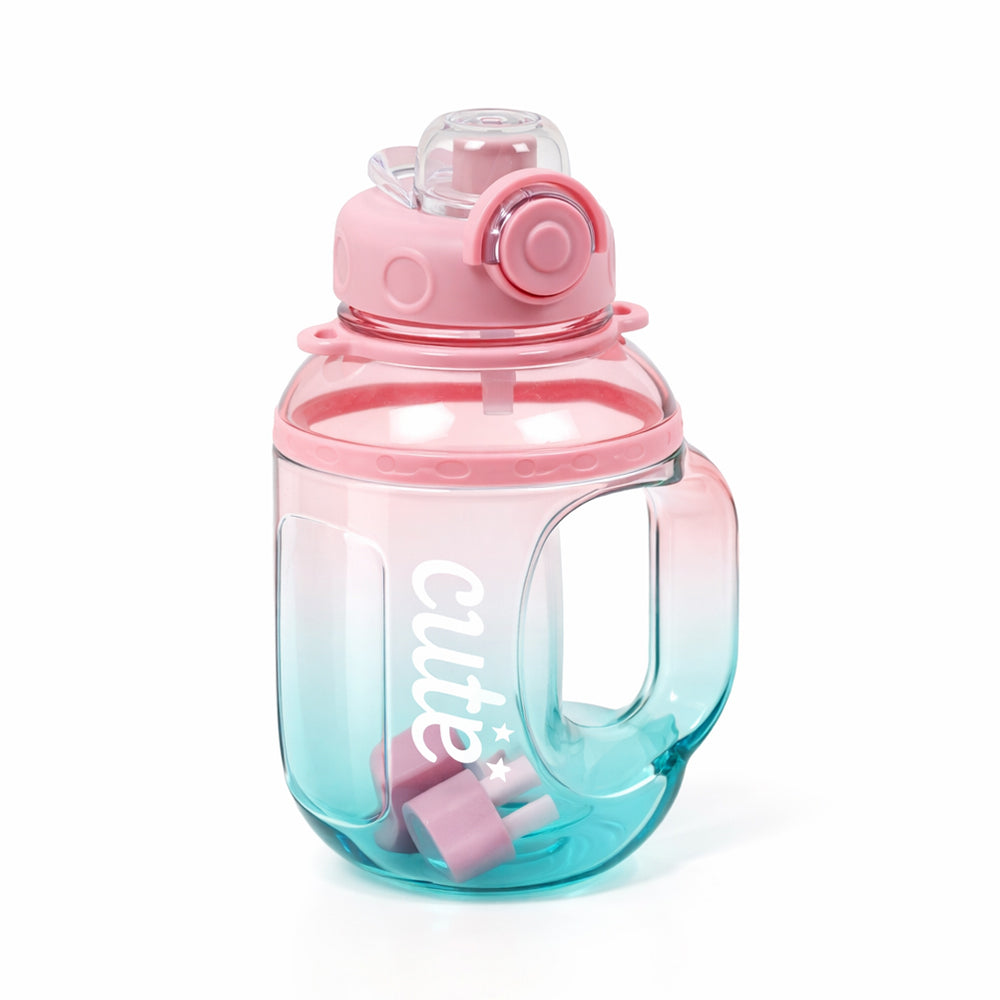 WATER BOTTLE ACRYLIC 1300 ML IR H864/GG-52 Default Title - MamasJan Crockery