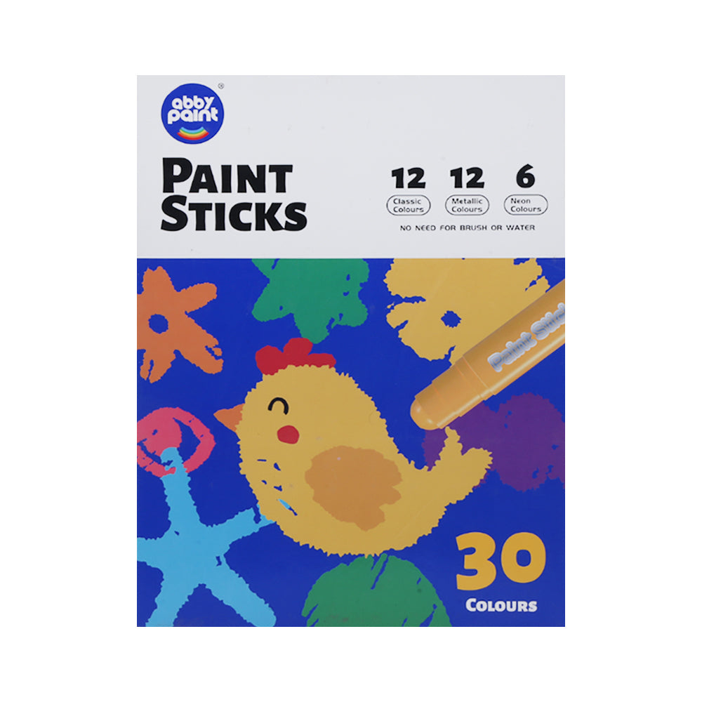 AP307-30 ABBY PAINT STICKS 30COLOR Default Title - MamasJan Toys