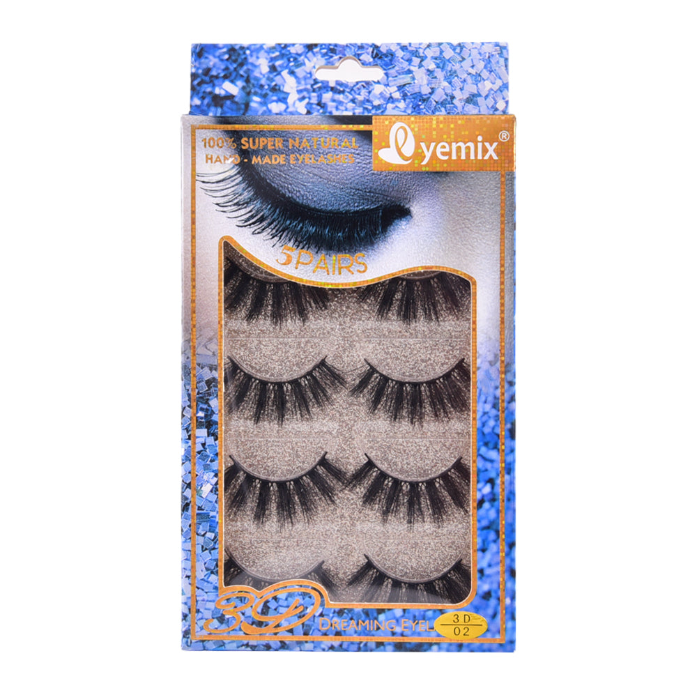 EYEMIX EYELASH 3D 5PAIR IR E-7256 Default Title - MamasJan Makeup