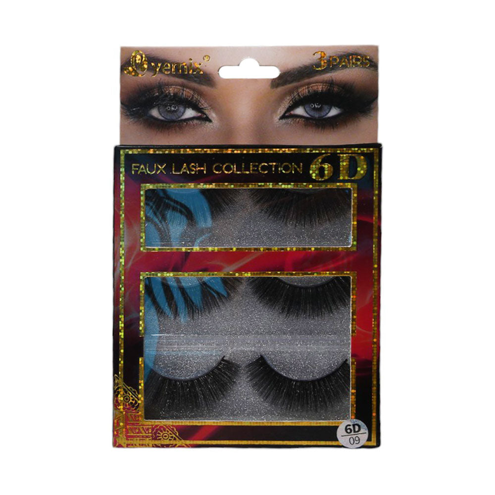 EYEMIX EYELASH 6D 3PAIR IR E-7288 Default Title - MamasJan Makeup