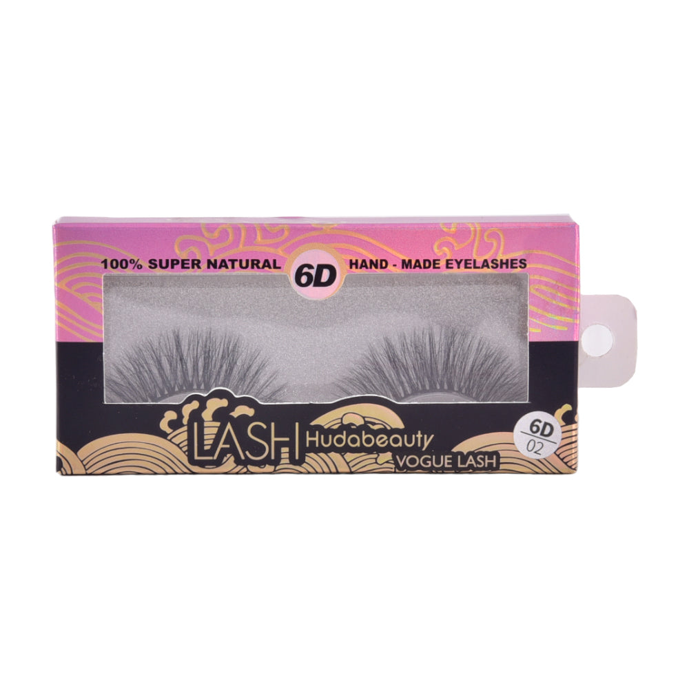 HUDA BEAUTY EYELASH 6D 1PAIR IR E-7592 Default Title - MamasJan Makeup