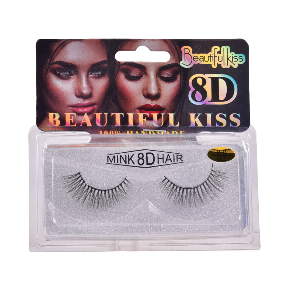 BEAUTIFUL KISS EYELASH 8D 1PAIR IR E-7613 Default Title - MamasJan Makeup