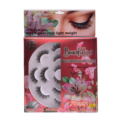 BEAUTIFUL KISS EYELASH 5D 7PAIR IR E-7621 Default Title - MamasJan Makeup
