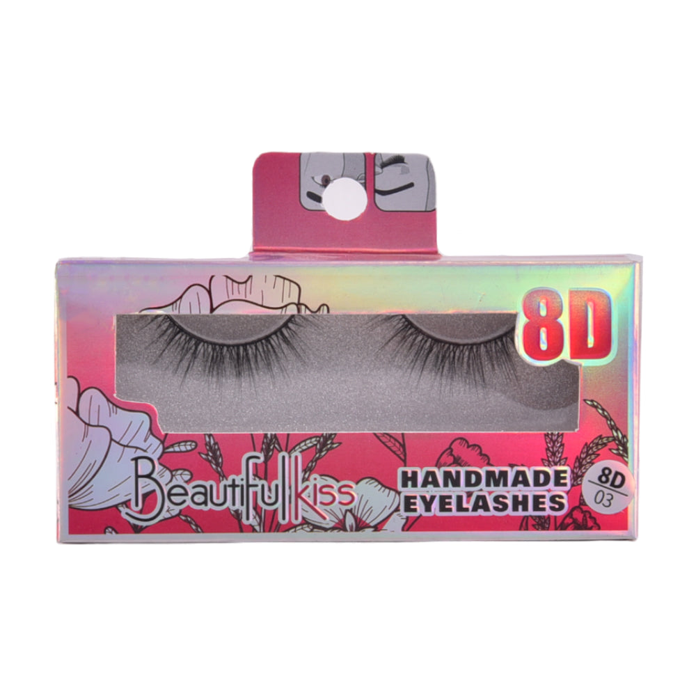 BEAUTIFUL KISS EYELASH 8D 1PAIR E-7659 Default Title - MamasJan Makeup