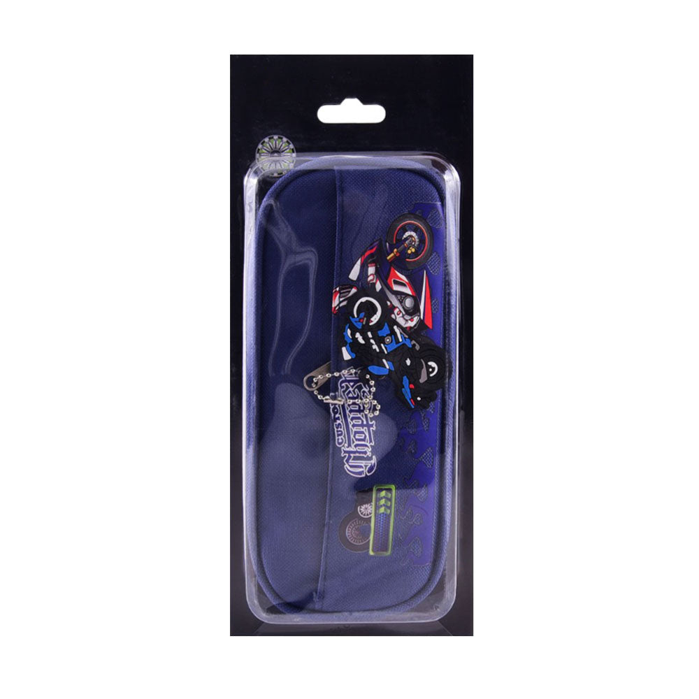 2377 FANCY PENCIL POUCH CUSTOM CHOPPER MOTOR CYCLE Default Title - MamasJan Toys