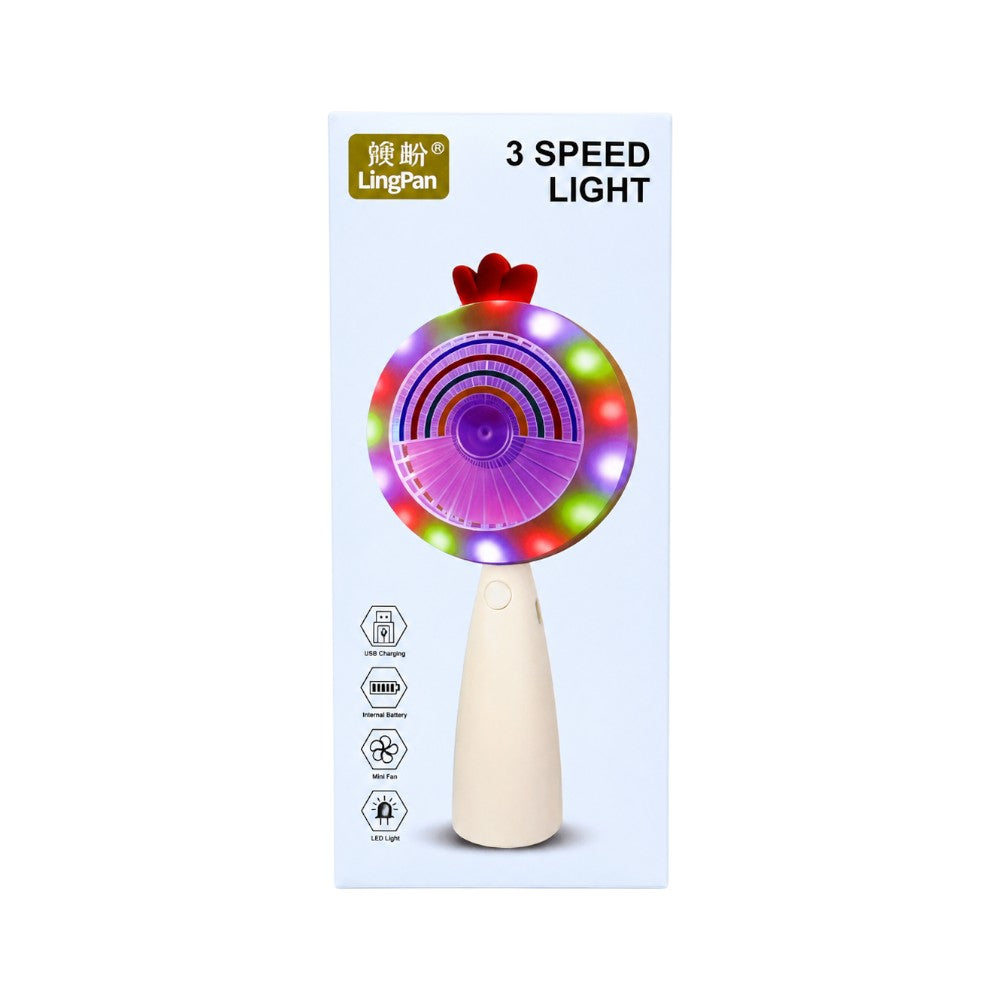 LP-638 MINI ELECTRIC MULTI LIGHT FAN S.T Default Title - MamasJan Toys