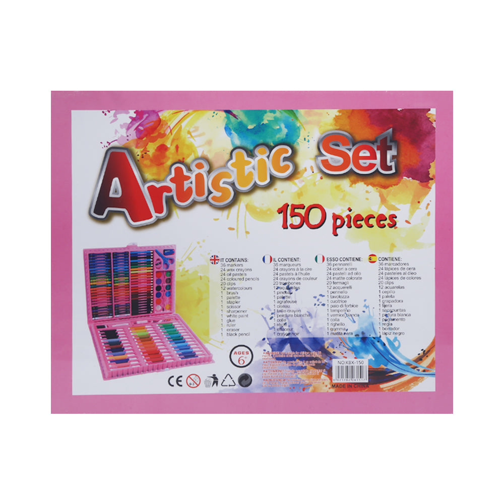 502 COLORING KIT IN WOODEN BOX 150PCS Default Title - MamasJan Toys