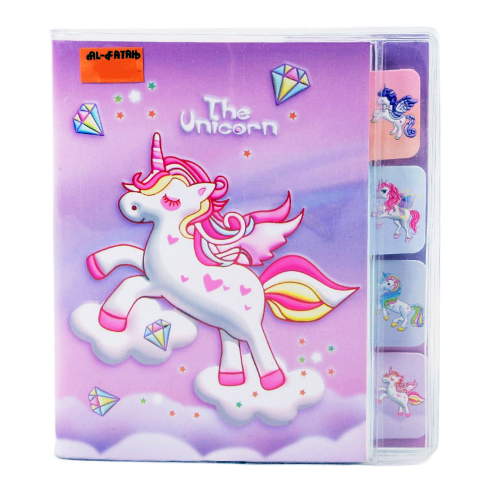 1600-6 FANCY UNICORN NOTE BOOK Default Title - MamasJan Toys
