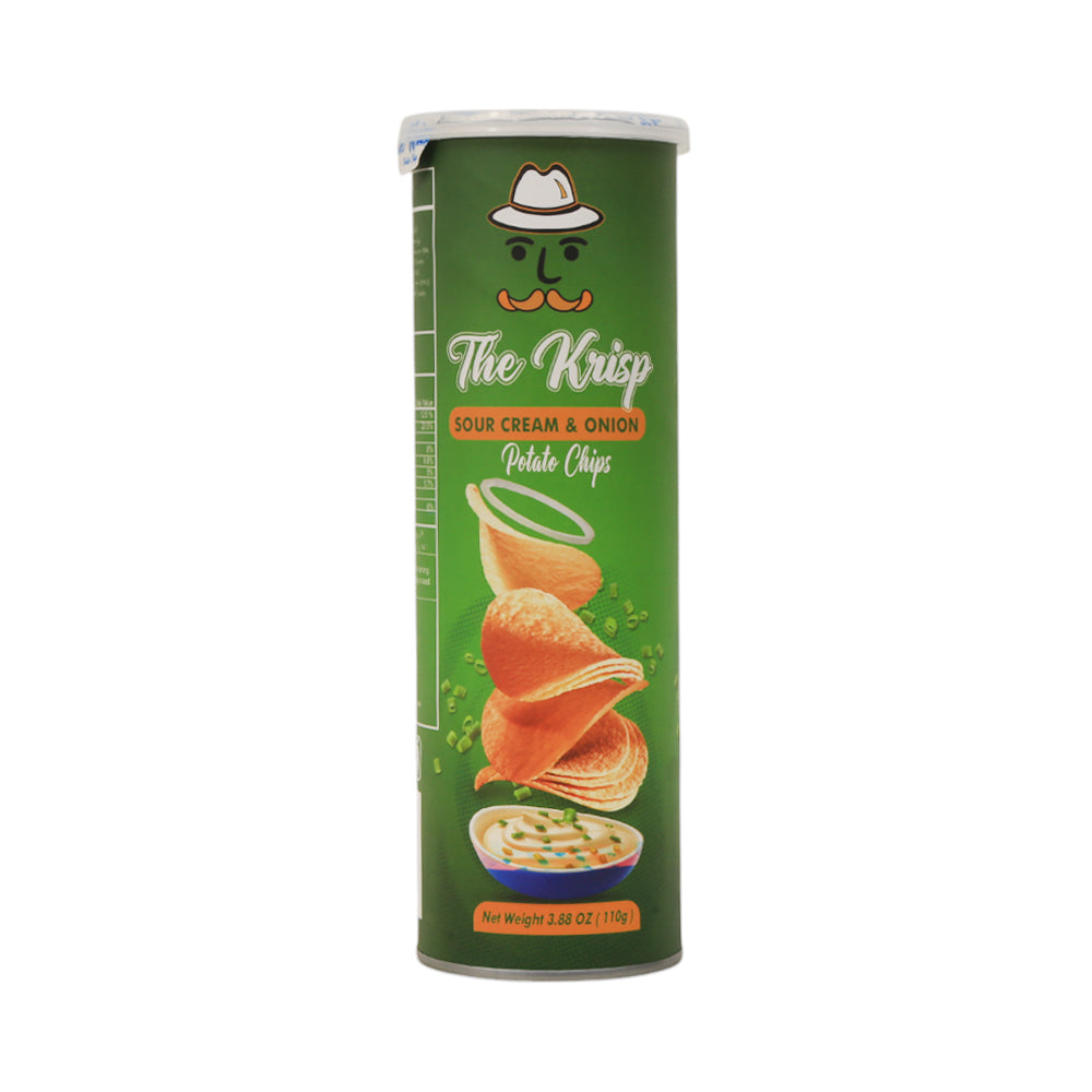 THE KRISP POTATO CHIPS SOUR CREAM & ONION 110 GM Default Title - MamasJan GroceryFoods