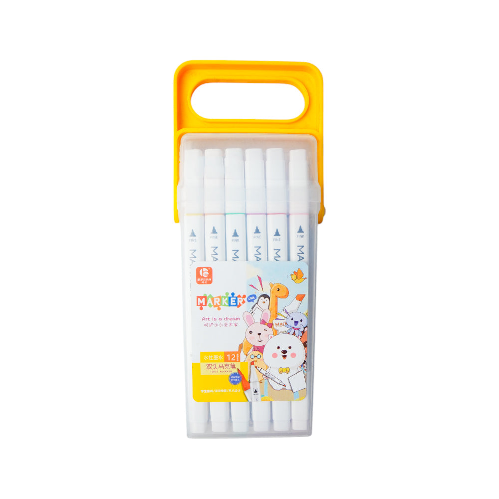 508-12 FINE MARKERS 12CLR Default Title - MamasJan Toys