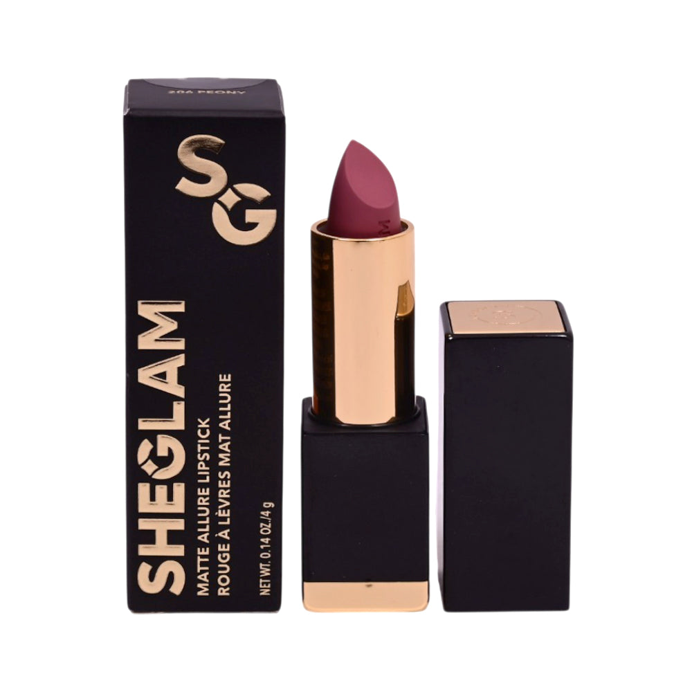 SHEGLAM MATTE ALLURE LIPSTICK PEONY 4G Default Title - MamasJan Makeup