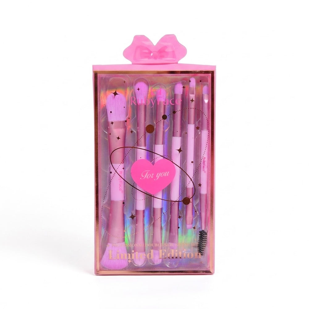 RUBY FACE MAKEUP BRUSH 6CS SET ST-6PCS Default Title - MamasJan Makeup
