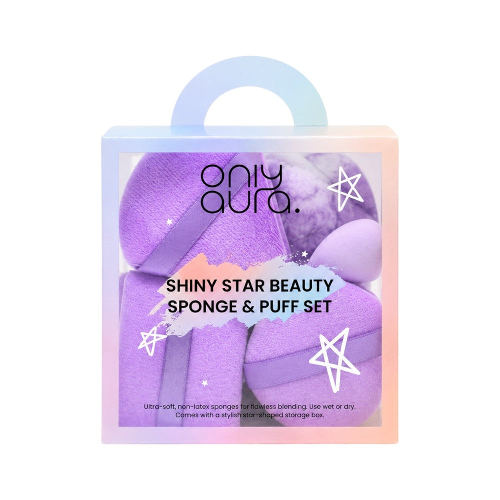 ONLY AURA SPOUNGE & PUFF SET 9PCS Default Title - MamasJan Makeup