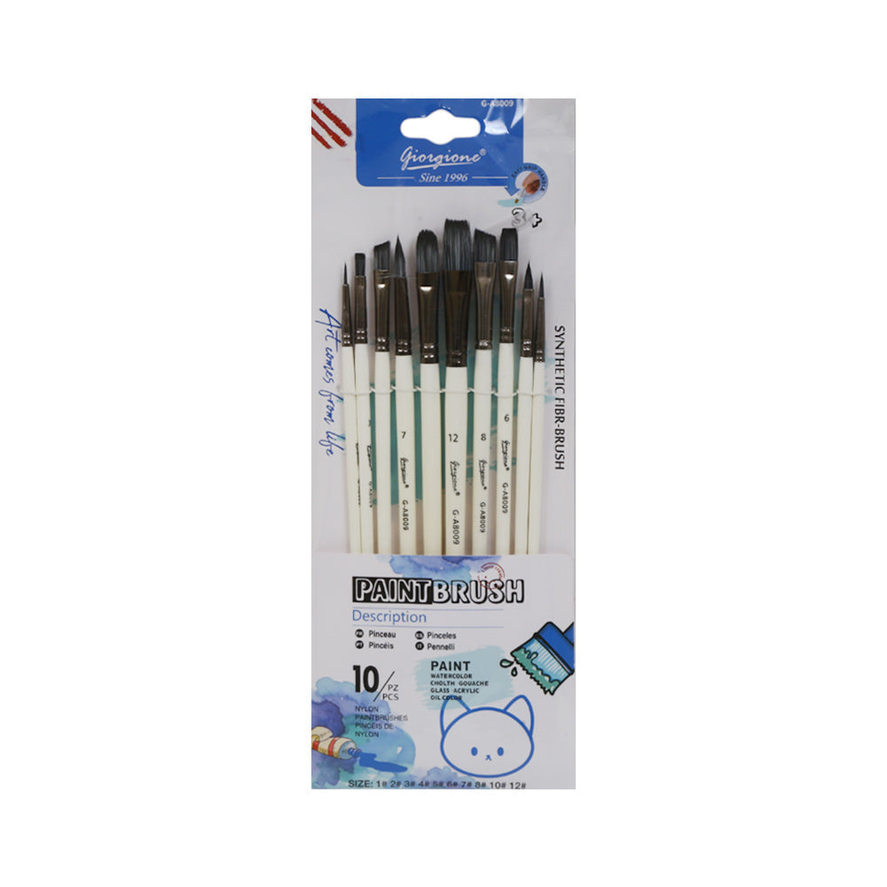 GA8009 ART PAINT BRUSH 10PC Default Title - MamasJan Toys