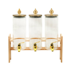 WATER COOLER SET 3PC BOROSILICATE 5.5 LTR Q5501-3 Default Title - MamasJan Crockery