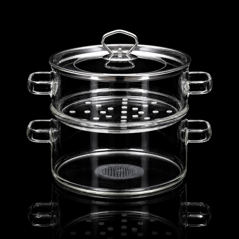 STEAMER BOROSILICATE Q8398-2 Default Title - MamasJan Crockery