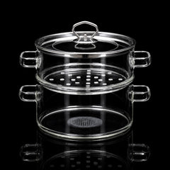 STEAMER BOROSILICATE Q8398-2 Default Title - MamasJan Crockery