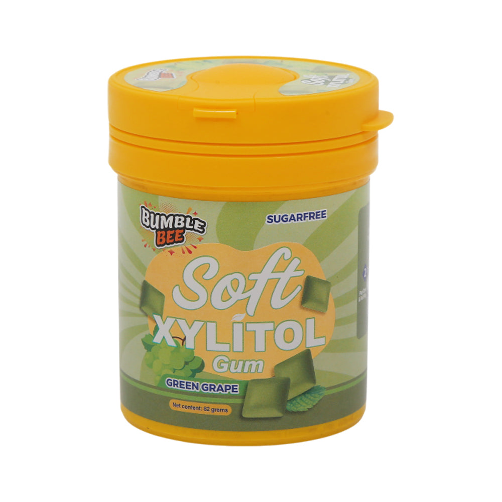 BUMBLE BEE GUM SOFT XYLITOL GREEN GRAPE 82 GM Default Title - MamasJan GroceryFoods