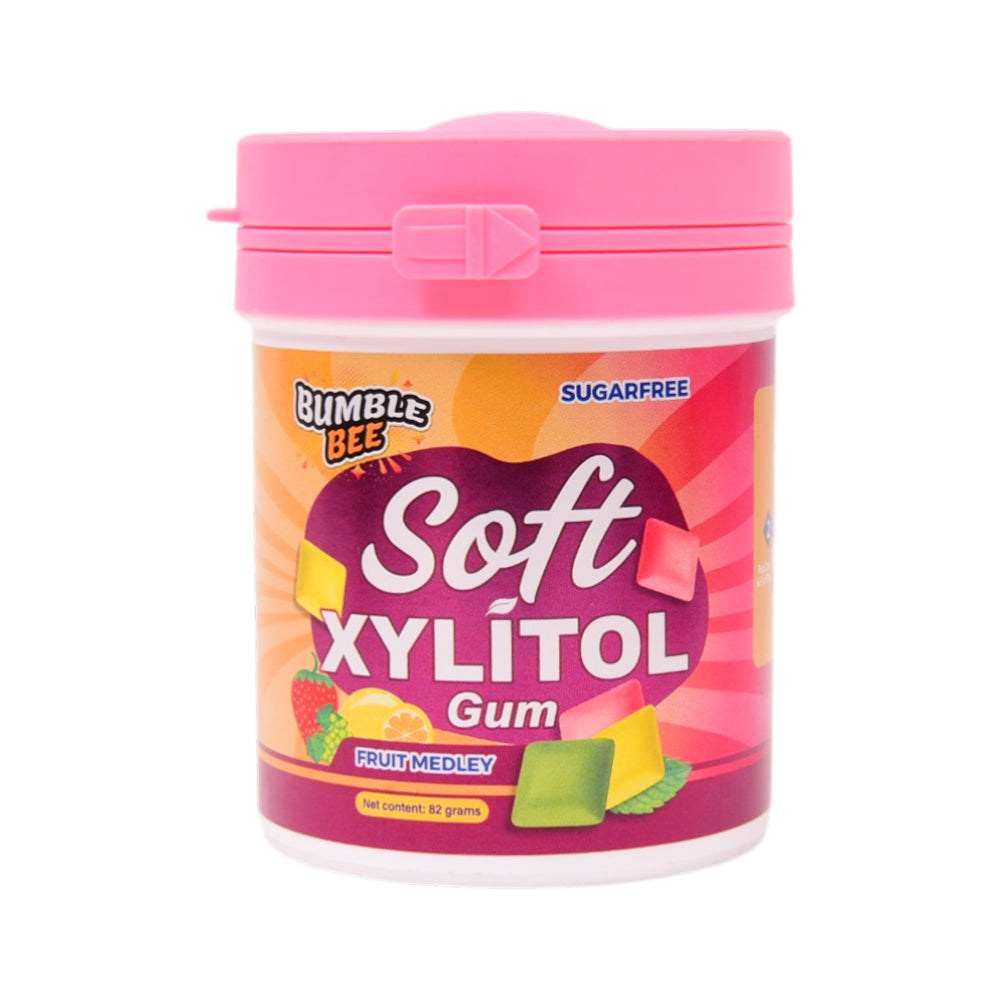 BUMBLE BEE GUM SOFT XYLITOL STRAWBERRY 82 GM Default Title - MamasJan GroceryFoods