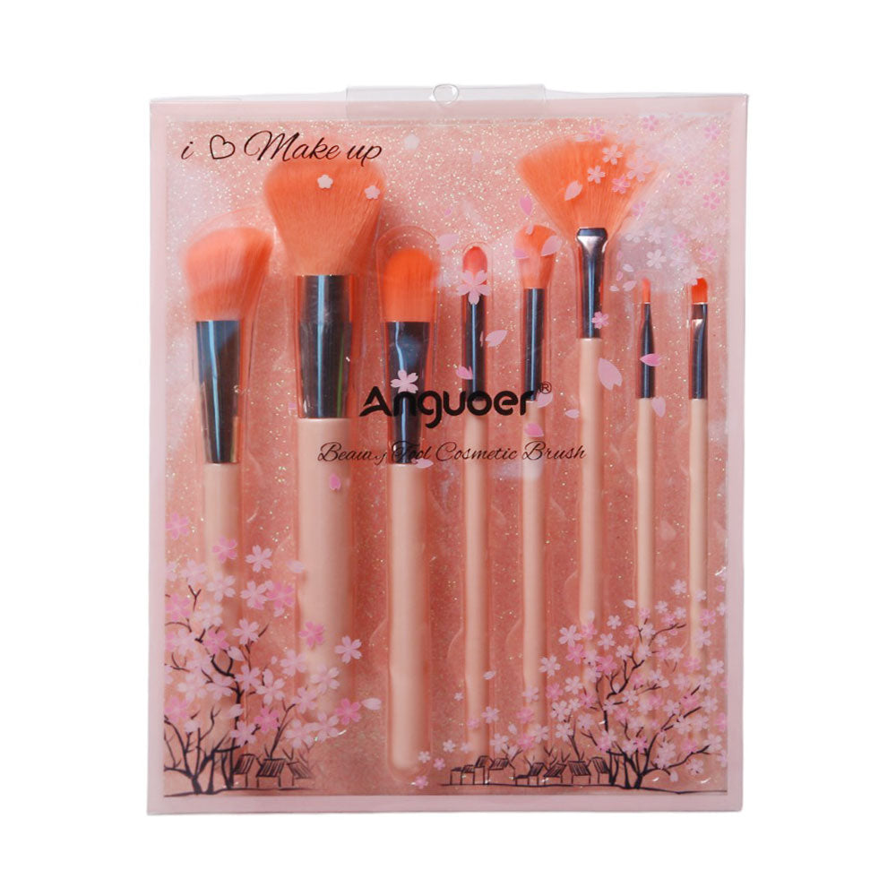 MNGUOER MAKE-UP BRUSH 8PC SET YG-001 Default Title - MamasJan Makeup