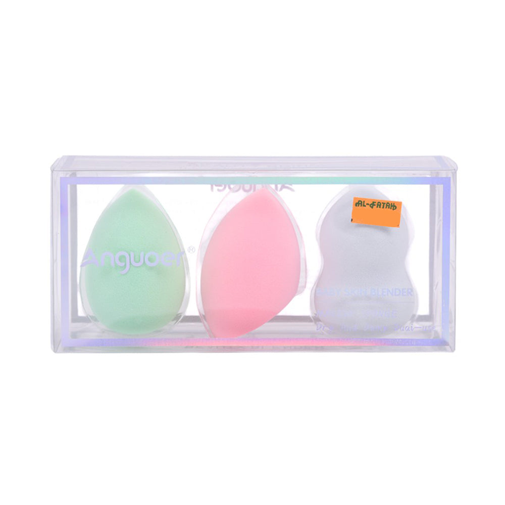 ANGUOER BABY SKIN BEAUTY BLENDER 3IN1 AGE0196 Default Title - MamasJan Makeup