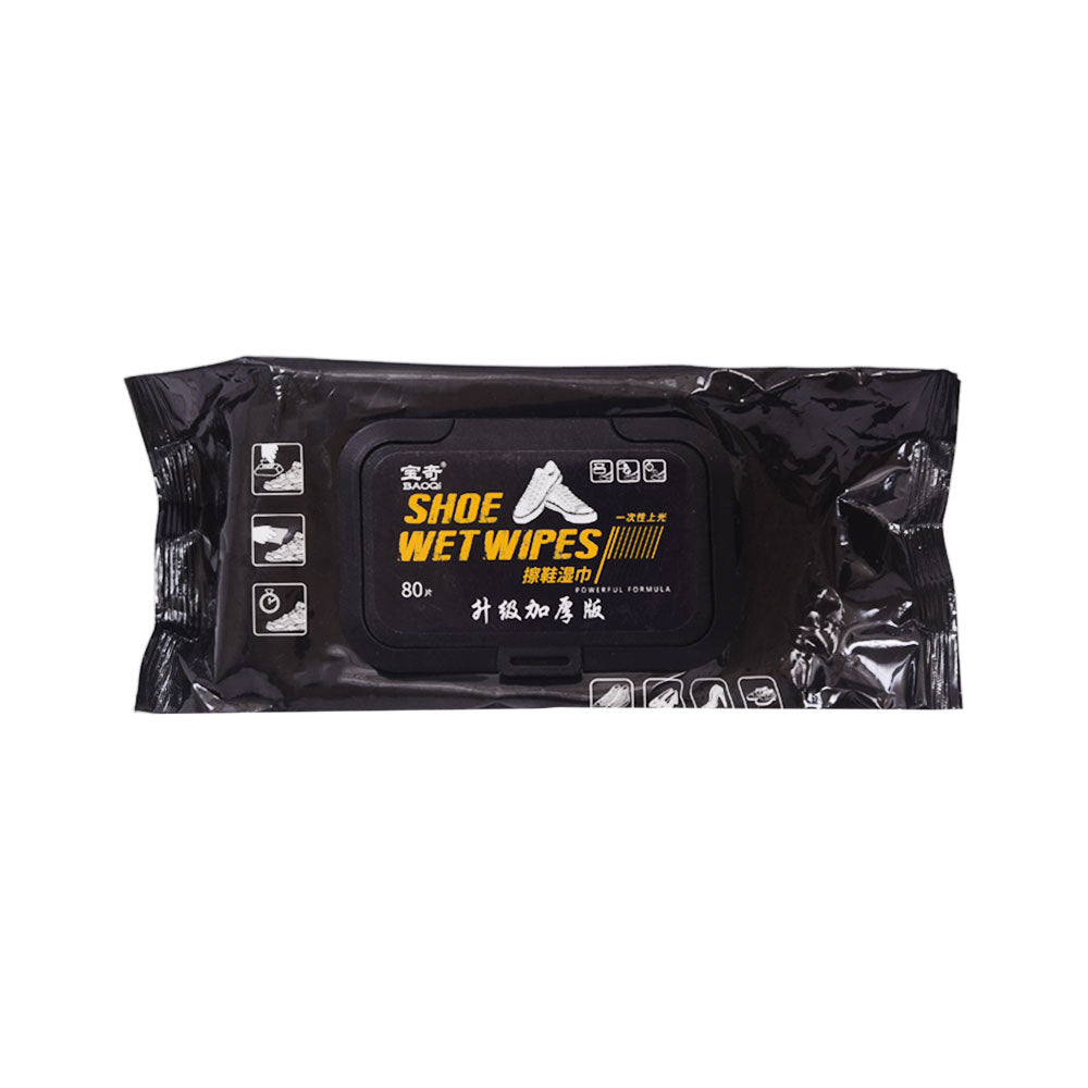 BAOQI SHOE WET CLEANING WIPES 80 PC PACK IR Default Title - MamasJan Grocery Nonfood