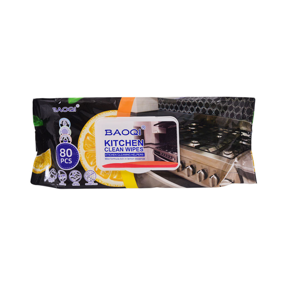 BAOQI KITCHEN CLEANING WIPES 80PC PACK IR HH0251 Default Title - MamasJan Grocery Nonfood