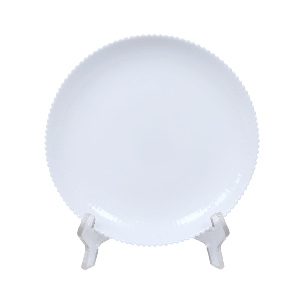 PLATE QUARTER HOME & TABLE OPAL WHITE STP75C Default Title - MamasJan Crockery