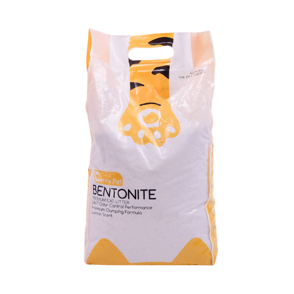GERRY PET BENTONITE PREMIUM CAT LITTER LEMON 5 LTR Default Title - MamasJan Pet Essentials