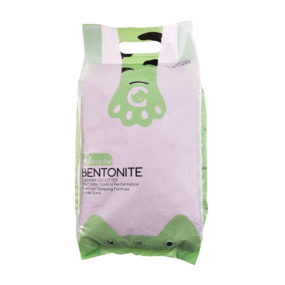 GERRY PET BENTONITE PREMIUM CAT LITTER APPLE 5 LTR Default Title - MamasJan Grocery Nonfood