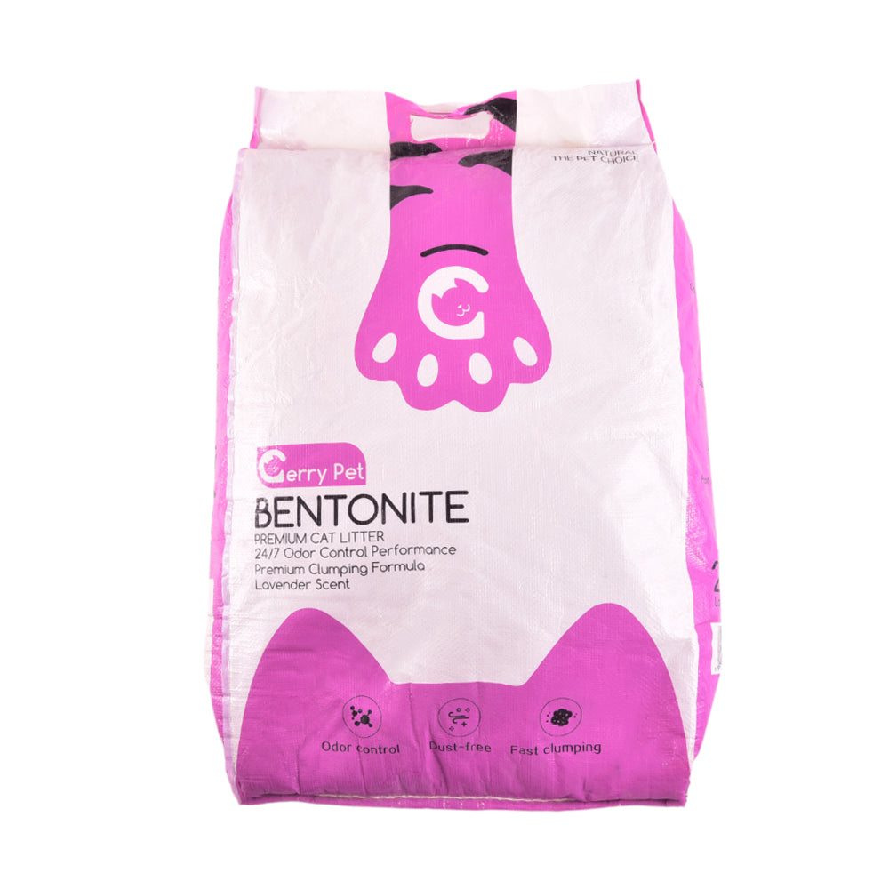 GERRY PET BENTONITE PREMIUM CAT LITTER LAVENDER 20 LTR Default Title - MamasJan Grocery Nonfood