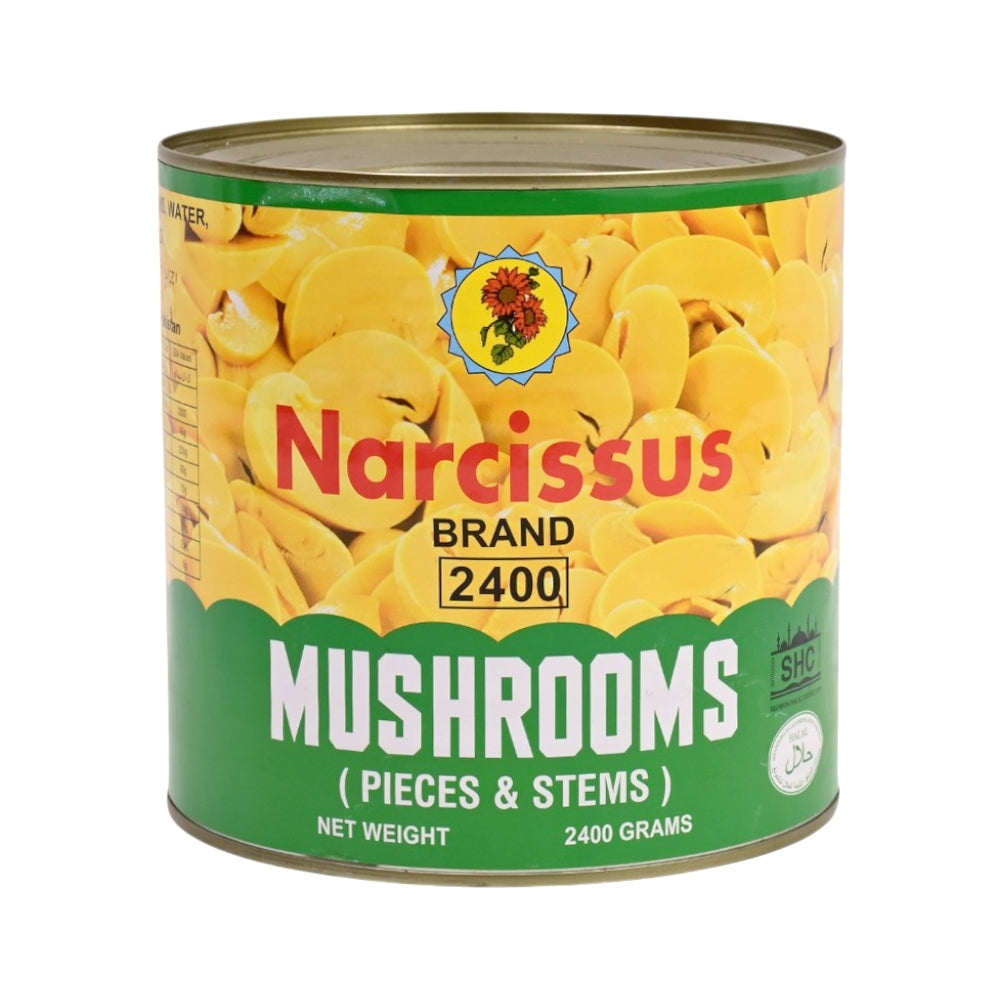 NARCISSUS MUSHROOM PIECES & STEMS 2400 GM Default Title - MamasJan Grocery Food