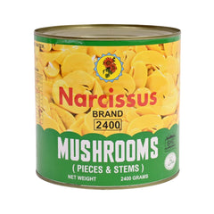 NARCISSUS MUSHROOM PIECES & STEMS 2400 GM Default Title - MamasJan Grocery Food
